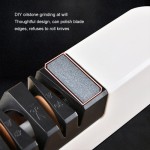 Electric Knife Sharpener Dual Scissors Professional ABS Material with Adjustable Angle for Kitchen and Outdoor Use